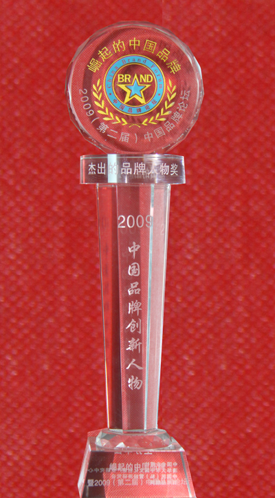 “2009中國(guó)品牌創(chuàng)新人物”稱號(hào)